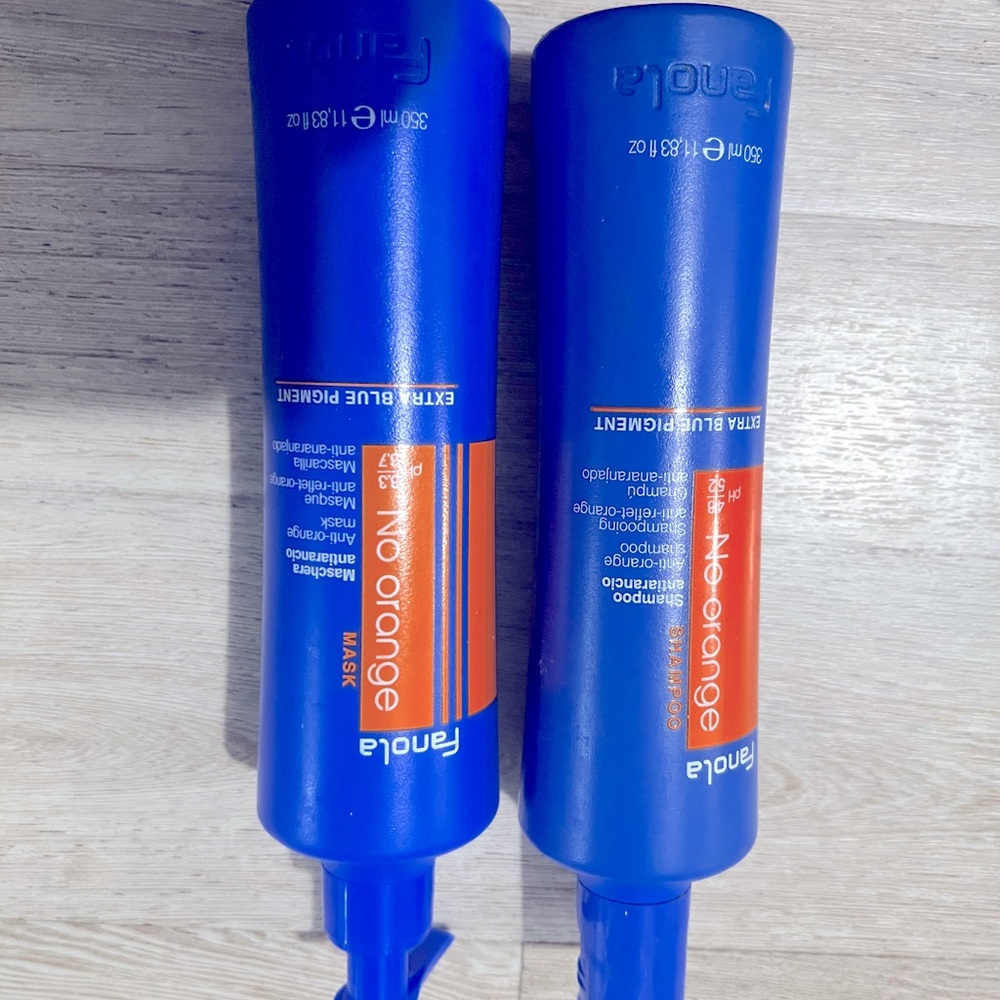 Fanola Blue pigment and mask